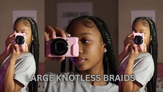 15 WAYS TO STYLE YOUR KNOTLESS BOX BRAIDS Quick and Easy  Beginner friendly [upl. by Ialokin]