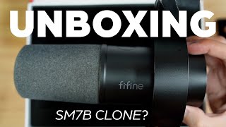 Fifine K688 Unboxing amp First Look K688 vs SM7b [upl. by Farver]