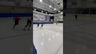 500m shorttrack speed skating race 🧊 shorttrackspeedskating [upl. by Neuberger]