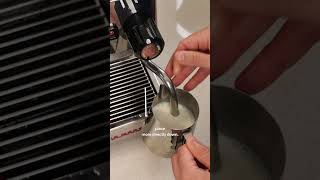 How to steam milk on the La Marzocco Linea Micra [upl. by Alidus]