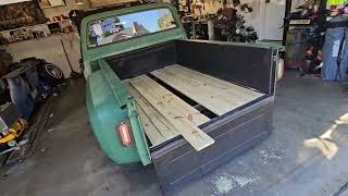 1975 Chevy C10 new wood floor [upl. by Trula]