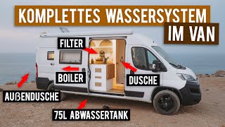 Fließend Wasser im VAN ∙ Schritt für Schritt Anleitung ∙ DIY Campervan Selbstausbau 25 [upl. by Viki]