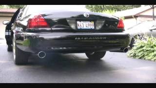 Mercury Marauder Exhaust Sound  Res Delete Tips [upl. by Eelannej]