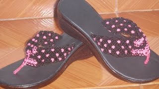 DIY Sandalias Tejidas [upl. by Idnar641]