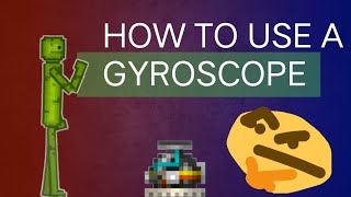 How to use Gyroscope in Melon PlaygroundSandbox 2024 [upl. by Ttelracs]