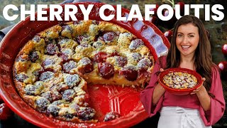 Quick and Easy Cherry Clafoutis  Made In a Blender [upl. by Eelrehpotsirhc560]