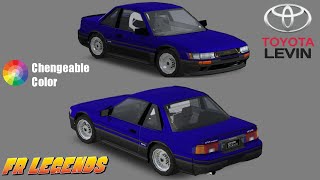 Toyota AE86 LEVIN 2Doors  Fr Legends  HexCode [upl. by Ahsito306]