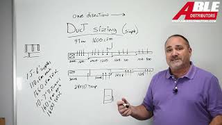 sizing ductwork quick and easy shortcut [upl. by Freeborn]