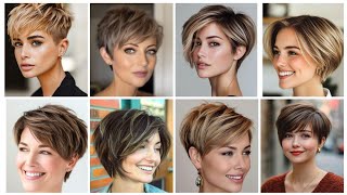 100Unique amp Beautifull Short Hair Style With Hairstyle 😍ShortsHair Hairologo [upl. by Linis]