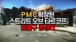 확장된 스트리트 오브 타르코프 PMC 탈출구 총 정리  Streets of Tarkov EXIT [upl. by Lahcsap4]