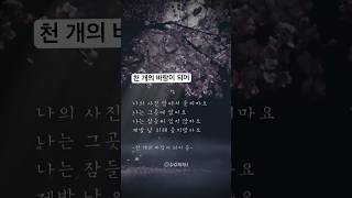 천개의 바람이 되어🎹 남은 이들에게 보내는 편지 천개의바람이되어 위로 이별 [upl. by Tedder]