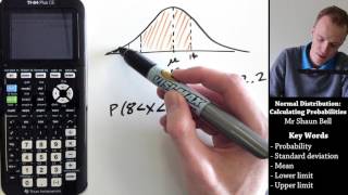 Normal Distribution Calculating Probabilities TI 84 Plus CE [upl. by Hull129]