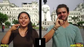 The Alphabets of Peru Sign Language  quotLenguaje de Señas Peruanasquot LSP [upl. by Noyahs]