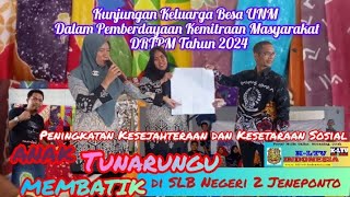 Peningkatan Kesejahteraan dan Kesetaraan Sosial UNM Kunjungi UPT SLBN 2 Jeneponto [upl. by Gnilsia]