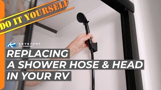 Replacing a Shower Hose and Head in Your RV [upl. by Tolmach]