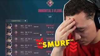 Valorants SMURFING problem [upl. by Shulem]