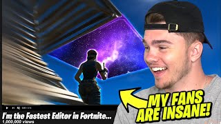 REACTING to my fans FORTNITE MONTAGES part 8 [upl. by Isewk]