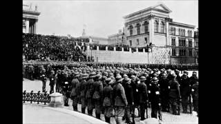 Vapaussoturin Valloituslaulu  Finnish white guard marching song [upl. by Llevel565]