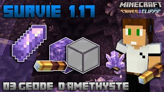 Survie TUTO 117  Trouver une Géode dAméthyste   03  Minecraft Découverte 117 [upl. by Pain]