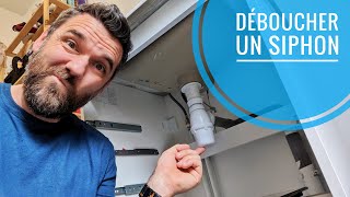 comment démonter déboucher et nettoyer un siphon  tuto [upl. by Benedetto]