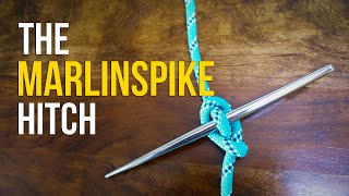 How to Tie the MARLINSPIKE HITCH in 60 SECONDS  How to Tie a Hitch Knot [upl. by Edroi482]