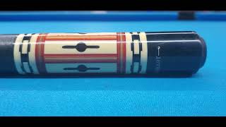 Meucci Originals  Larry Hubbart pool cue  Roll test number 1 [upl. by Adnovay]