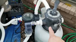 Intex External Pump with Sand Filter and Ultimate Salt Water System [upl. by Curnin908]