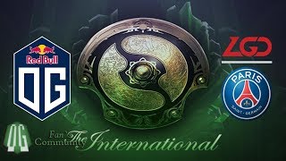 OG vs PSGLGD  Game 1  The International 2018  Main Event [upl. by Axela683]