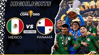 Resumen y goles  México vs Panamá  Copa Oro 2023Final  TUDN [upl. by Aihselef]