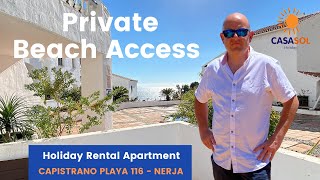 Capistrano Playa 116 Holiday Apartment in Nerja 🥇Casasol Nr 1 [upl. by Nabalas928]