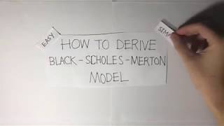 FN452 Deriving the BlackScholesMerton Equation [upl. by Euton]