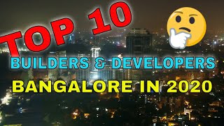 Which are the Top 10 Builders and Developers in Bangalore 2022😯 [upl. by Magdaia]