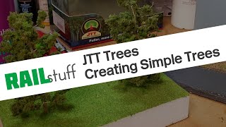 Model Railway Trees A guide to using JTT Tree armatures and Jordan Foliage [upl. by Corene]