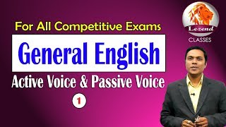 GENERAL ENGLISH For All Competitive Exams in TS amp AP active voice and passive voice [upl. by Annaihr]