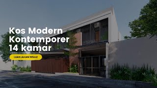 KOS MODERN KONTEMPORER 14 KAMAR [upl. by Artined]