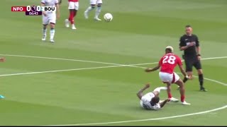 Danilo has broken his leg Nottingham Forest vs Bournemouth 11 Danilo terrible injury Highlights [upl. by Adnowat]