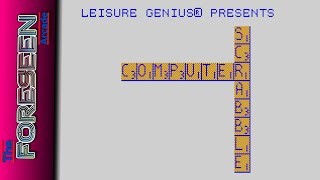 Computer Scrabble 1985  Amstrad CPC Gameplay [upl. by Aiclef]