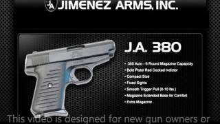 Jimenez Arms JA380 Overview and Takedown Cleaning and ReassemblyPart 1 of 3wmv [upl. by Ashla177]