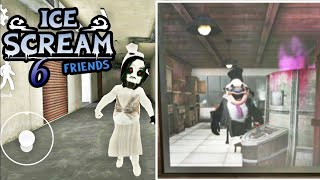 💫 Icecream 6  Rod Factory 🏭 Escape Full Gameplay slendrina Mod [upl. by Kcirdnek]