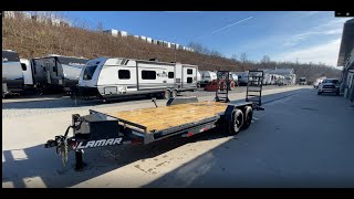 2023 Lamar 7x20 Equipment Trailer 14000 GVW [upl. by Ahso751]