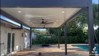 Pergolas Moderna’s de aluminio en Miami Florida 7866629203 llámanos para un estimado gratis [upl. by Notsnhoj]