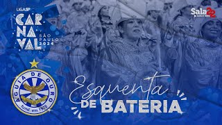 ÁGUIA DE OURO 4K  ESQUENTA DE BATERIA  CARNAVAL 2024  LIGASP [upl. by Enened153]