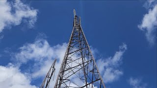 Gin Pole Ausleger Derrick Konstruktion von Hochspannungsmasten mit OMAC Italy [upl. by Arielle]