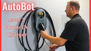 AutoBot Home EV Charger  Installation and Review  RFID Card or Plug and Charge Mode  J1772 [upl. by Amber]