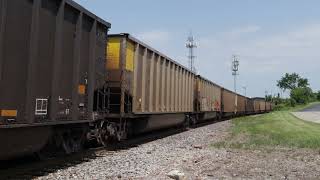 UP 5630 leads Weston Coal Loads at 68th Street in West Allis [upl. by Aratak346]