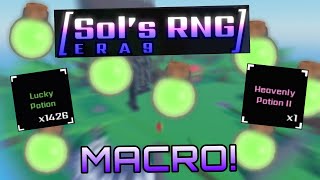 Sols RNG Era 9 Macro FIXED [upl. by Cirdes]