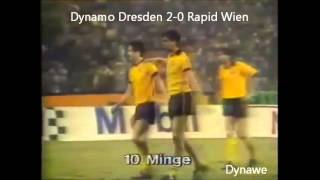 SG Dynamo Dresden 30 Rapid Wien 6 März 1985 mit Originalkommentar [upl. by Aynuat]