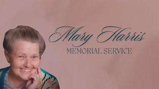 Mary Harris Memorial Service [upl. by Urbanna]