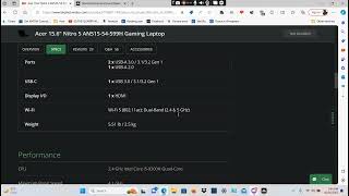 Acer Nitro 5 Laptop Review [upl. by Bahe788]