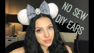 The BEST DIY Disney Ears  NO SEW [upl. by Amann993]